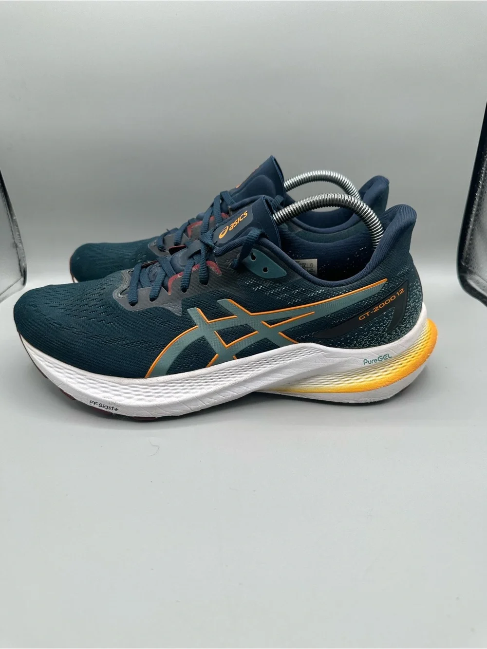 ASICS GT-2000 12 Running Shoe Men Size 10 French Blue/Foggy Teal